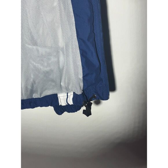 Speedo Vintage Track Jacket Blue White Utica College Embroidered Logo Size L - Picture 6 of 6